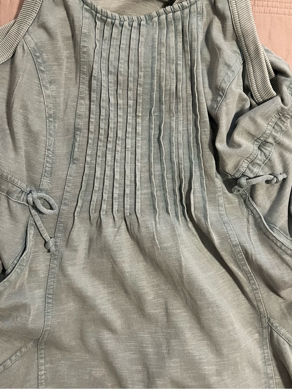 Daily Practice Boardwalk Light Mint Blue Green  Dress Crossback Utility Pockets - Picture 6 of 10